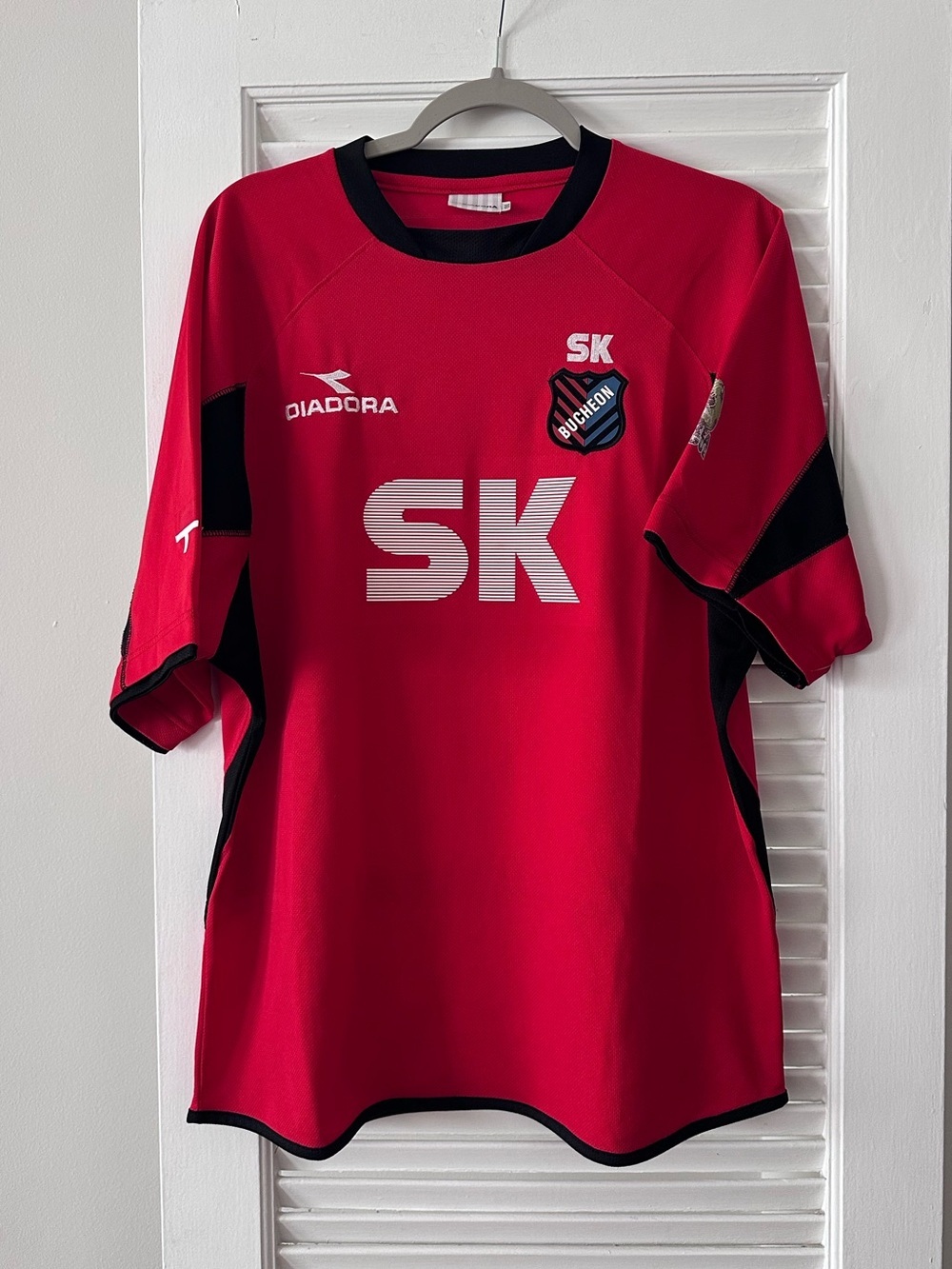 Bucheon SK x Diadora Korea League Football Jersey | Size 100 (M) | Vintage 2000s